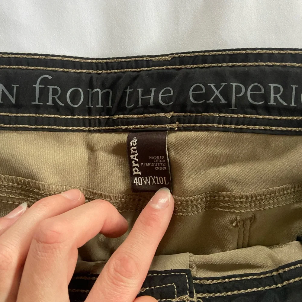 Prana Men’s Khaki Hiking Shorts